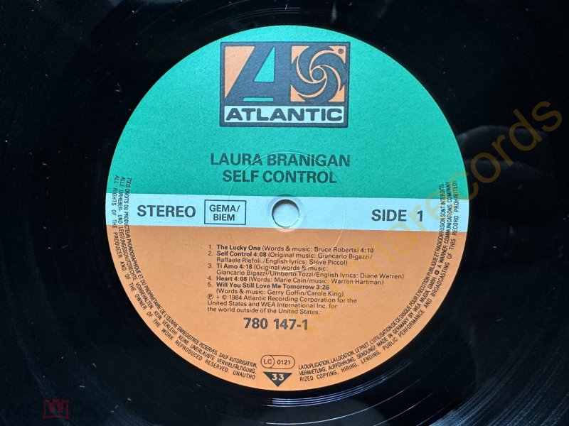 Laura branigan self control